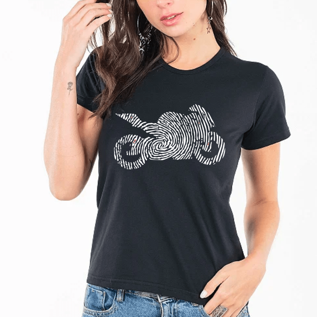 CAMISETA DE MOTO FEMININA DIGITAL SPEED