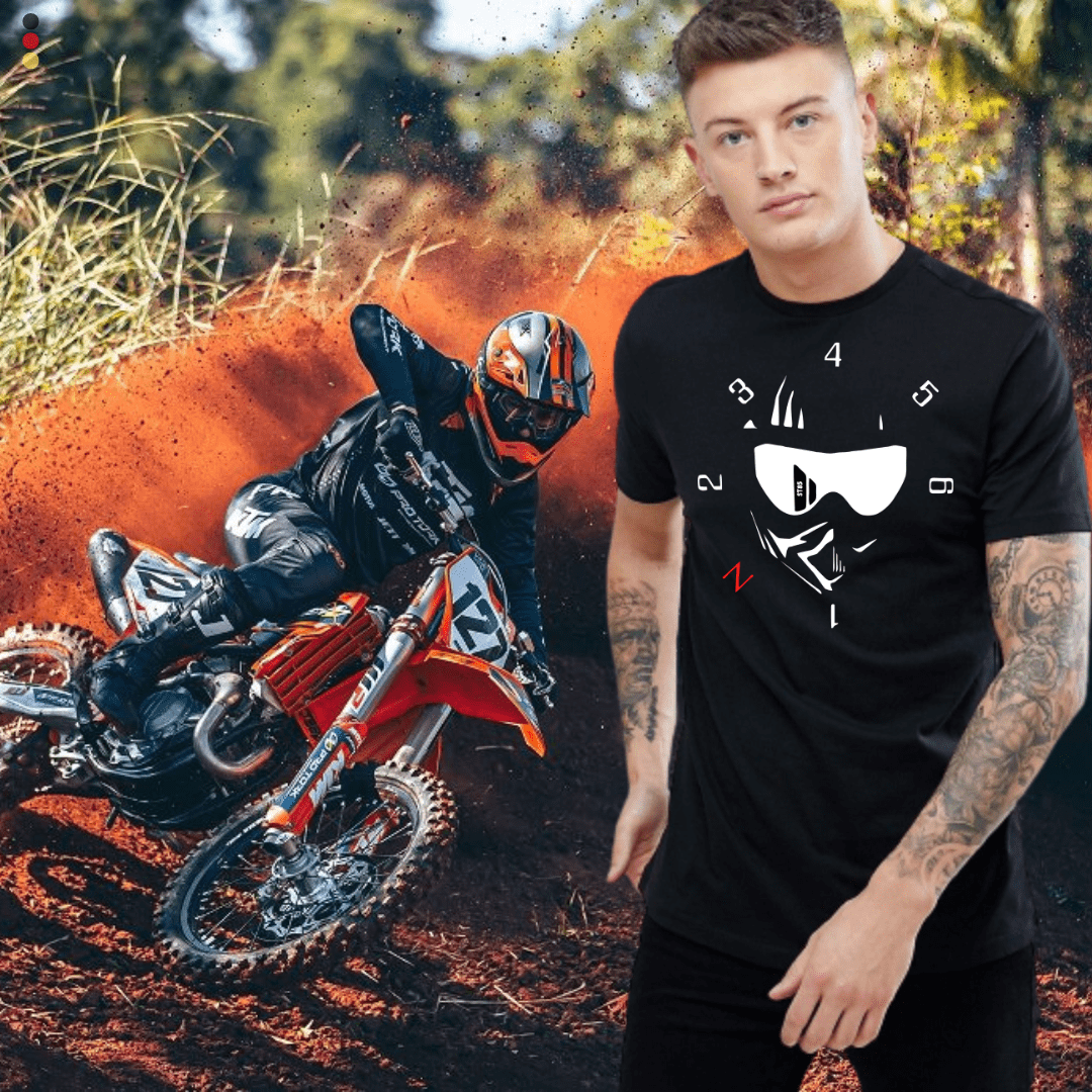 Camiseta Motivação MX Masculino Desenho Moto - Motocross e Trilha
