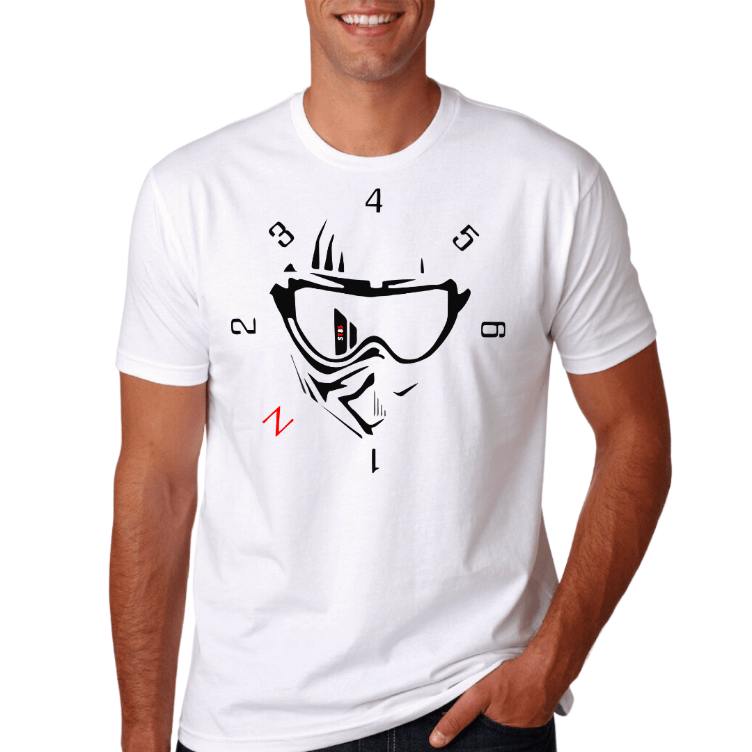 Design de camiseta de aventura de trilhas de motocross