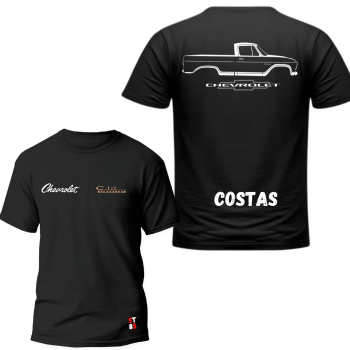 CAMISETA CHEVROLET C14 - SILHUETA COSTAS