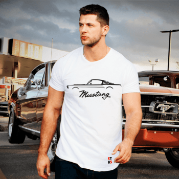 CAMISETA FORD MUSTANG SILHUETA