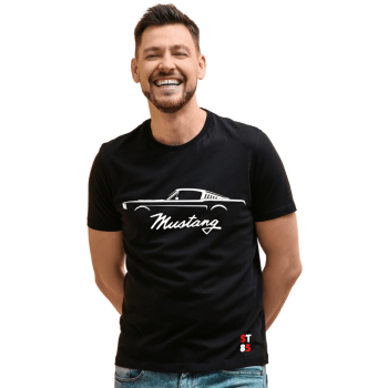 CAMISETA FORD MUSTANG SILHUETA