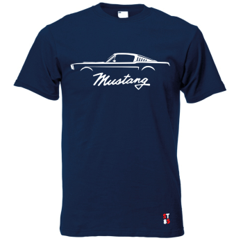 CAMISETA FORD MUSTANG SILHUETA