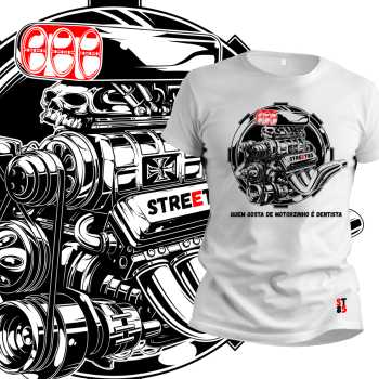 Camiseta de Carro Motor V8