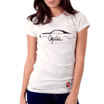 Camiseta Baby Look de Opala Curvas