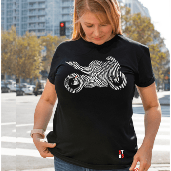 CAMISETA DE MOTO FEMININA DIGITAL SPEED