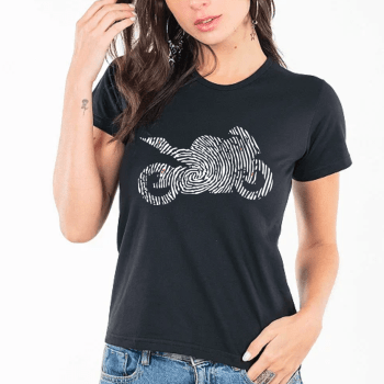 CAMISETA DE MOTO FEMININA DIGITAL SPEED