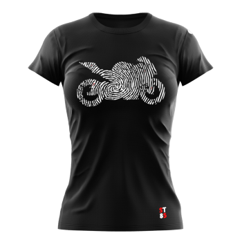 CAMISETA DE MOTO FEMININA DIGITAL SPEED