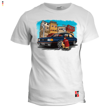 CAMISETA VOYAGE QUADRADO AZUL