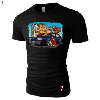 CAMISETA VOYAGE QUADRADO AZUL