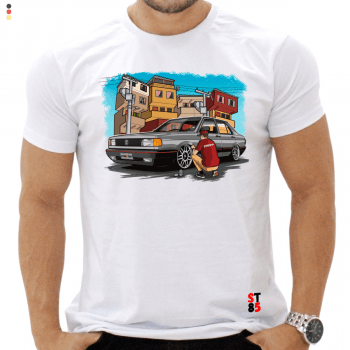 CAMISETA VOYAGE QUADRADO CINZA