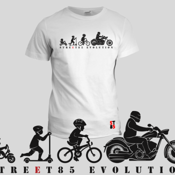 CAMISETA DE MOTO CUSTOM EVOLUTION