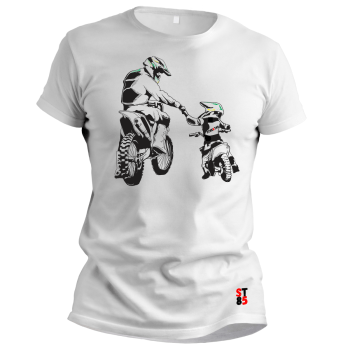 CAMISETA DE MOTOCROSS PAI E FILHO